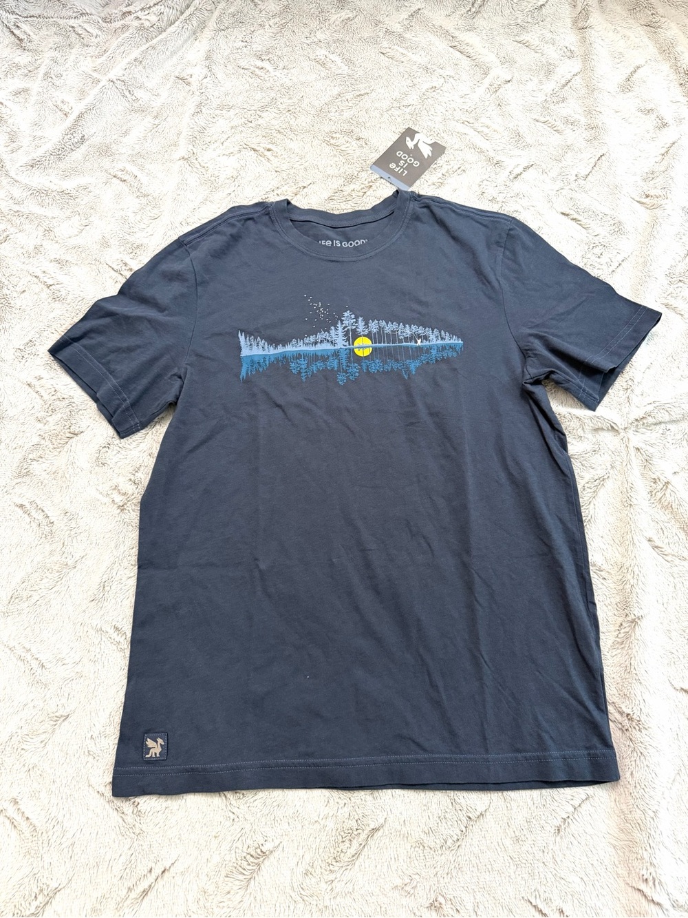 Life is Good Men's Navy Graphic T-Shirt